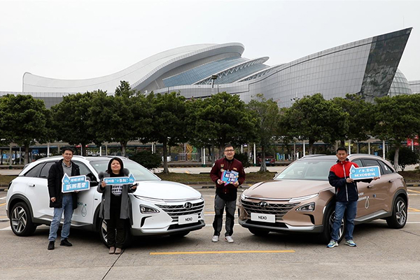 现代汽车NEXO中国版开放道路首试