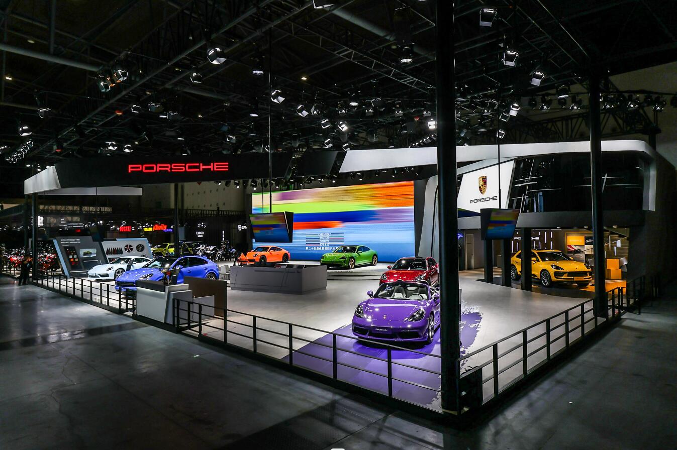2022成都国际汽车展览会，保时捷全系开放“个性精制颜色”重温经典回归-汽车视频